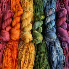 Load image into Gallery viewer, Rainbow Mini Bundle on Victoria 85/15 Sock Mini
